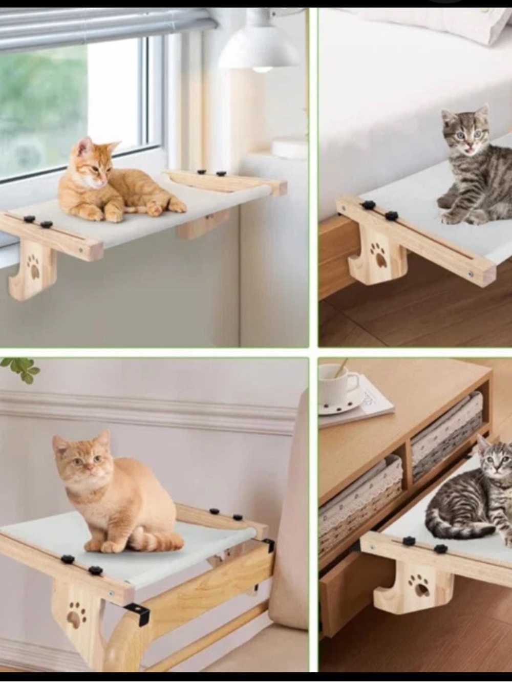 Cat Sill Window Perch Sturdy Hammock Window Seat